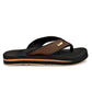 Leaf Flatfeet Body Balance correction Flip Flops. The Archies with 12mm Arch support and 28mm cushion Sable Black