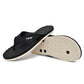 Leaf Orthopaedic slipper Charcoal Black.