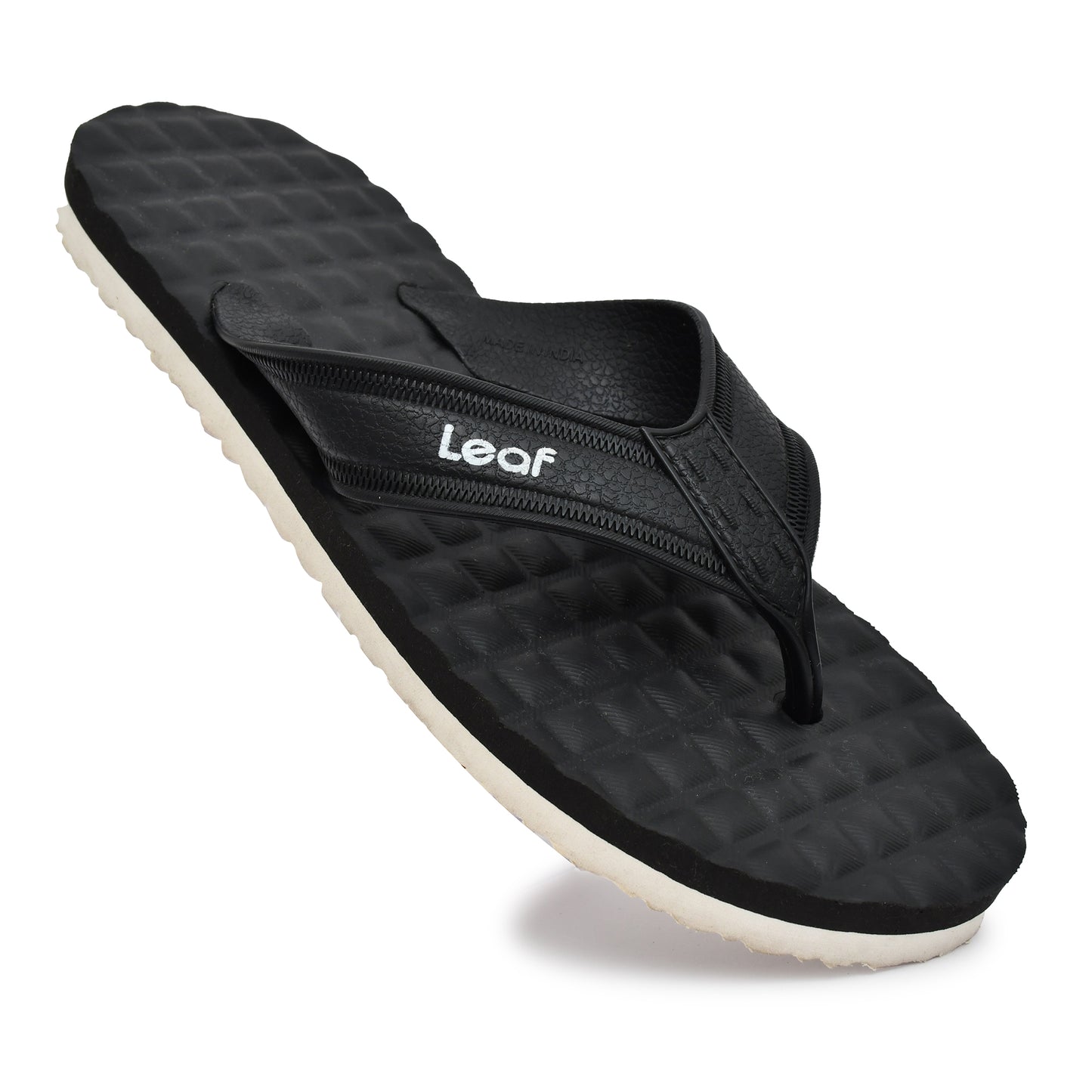 Leaf Orthopaedic slipper Charcoal Black.