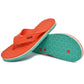 Leaf Orthopaedic slipper coral Red