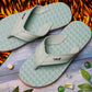 Leaf Orthopaedic slipper Fluorescent Blue.