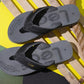 Leaf Flatfeet Body Balance correction Flip Flops. The Archies with 12mm Arch support and 28mm cushion Rhino Grey