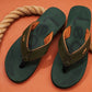 Leaf Flatfeet Body Balance correction Flip Flops. The Archies with 12mm Arch support and 28mm cushion Avocado Green