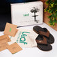 Leaf Flatfeet Body Balance correction Flip Flops. The Archies with 12mm Arch support and 28mm cushion Sable Black