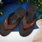 Leaf Flatfeet Body Balance correction Flip Flops. The Archies with 12mm Arch support and 28mm cushion Sable Black