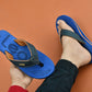 Leaf Flatfeet Body Balance correction Flip Flops. The Archies with 12mm Arch support and 28mm cushion Space Blue