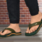 Leaf Flatfeet Body Balance correction Flip Flops. The Archies with 12mm Arch support and 28mm cushion Avocado Green