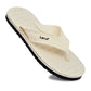 Leaf Orthopaedic slipper Ivory White