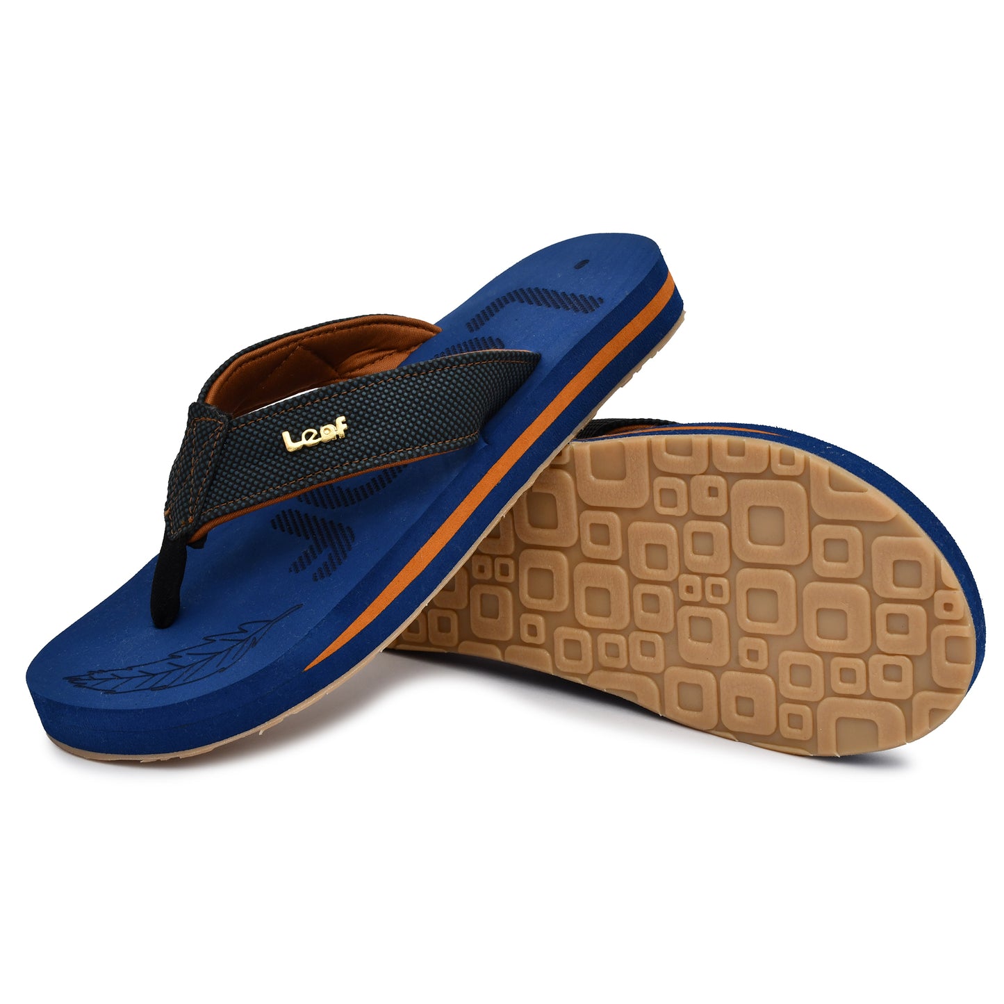 Leaf Flatfeet Body Balance correction Flip Flops. The Archies with 12mm Arch support and 28mm cushion Space Blue