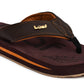 Leaf Flatfeet Body Balance correction Flip Flops. The Archies with 12mm Arch support and 28mm cushion Cinnamon Brown