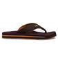 Leaf Flatfeet Body Balance correction Flip Flops. The Archies with 12mm Arch support and 28mm cushion Cinnamon Brown