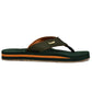 Leaf Flatfeet Body Balance correction Flip Flops. The Archies with 12mm Arch support and 28mm cushion Avocado Green