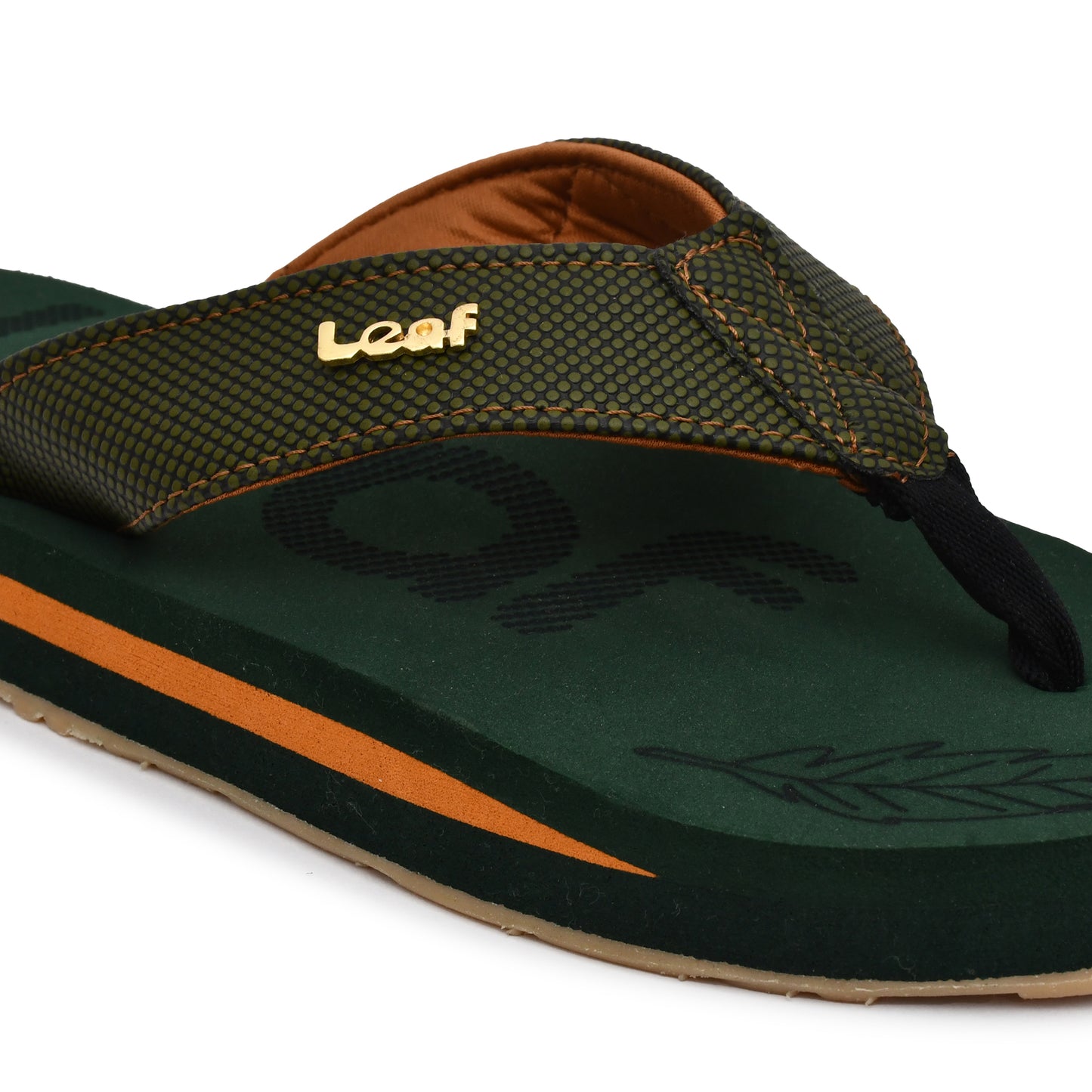 Leaf Flatfeet Body Balance correction Flip Flops. The Archies with 12mm Arch support and 28mm cushion Avocado Green