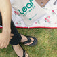 Leaf Orthopaedic slipper Charcoal Black.